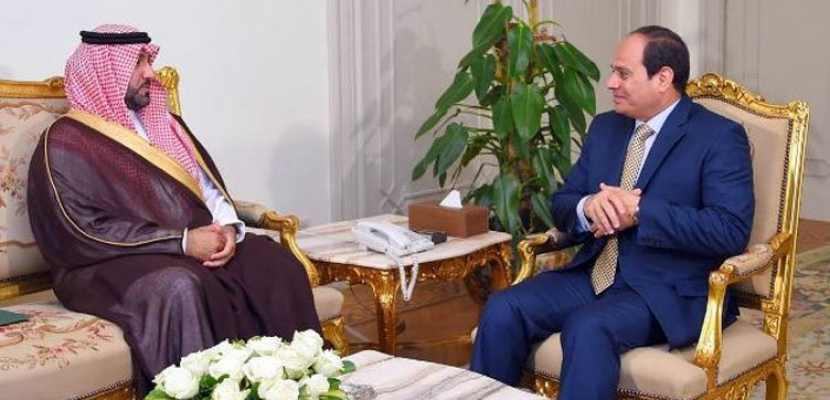 السيسى يلتقى الأمير تركى ويشيد بدور مؤسسة خادم الحرمين الشريفين للأعمال الإنسانية فى مصر