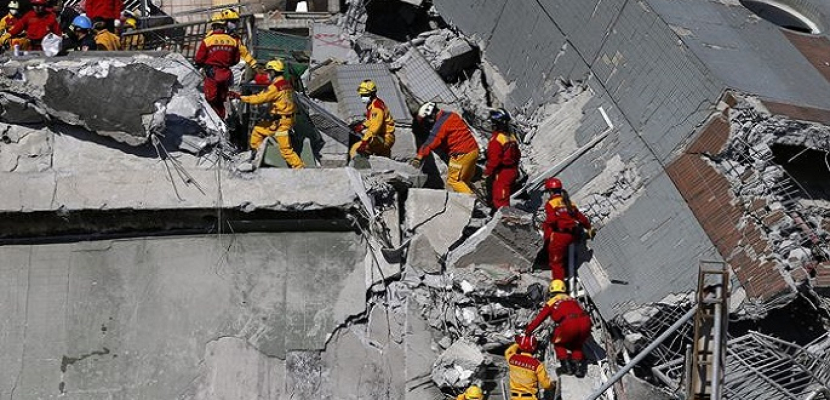 ارتفاع حصيلة المصابين جراء زلزال تايوان إلى 1050 شخصا