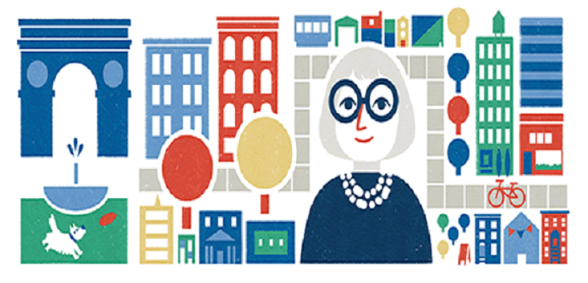 جوجل يحتفل بالذكرى 100 لميلاد الصحفية الأمريكية «جاين جاكوبز»