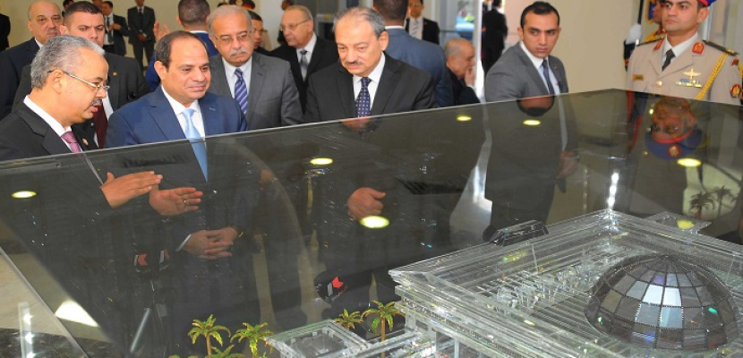 بالصور .. الرئيس السيسى يفتتح مبنى النيابة العامة الجديد بالقاهرة الجديدة