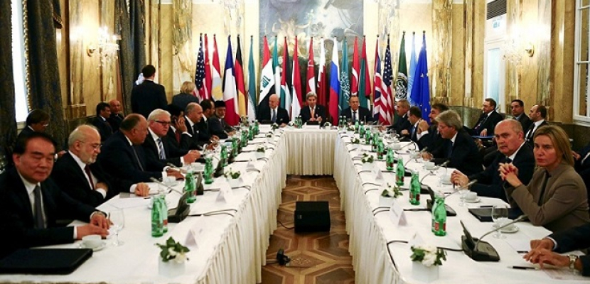 مجموعة دعم سوريا تجتمع فى فيينا لبحث اسئتناف مفاوضات جنيف