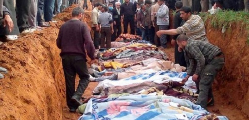سانا: العثورعلى مقبرة جماعية لضحايا داعش بوسط سوريا
