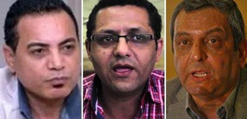 تأجيل محاكمة قلاش والبلشي وعبد الرحيم بتهمة إيواء مطلوبين لجلسة 25 يونيو