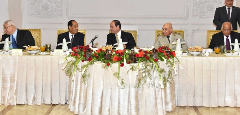 الرئيس السيسي يشارك في الإفطار السنوي للقوات المسلحة