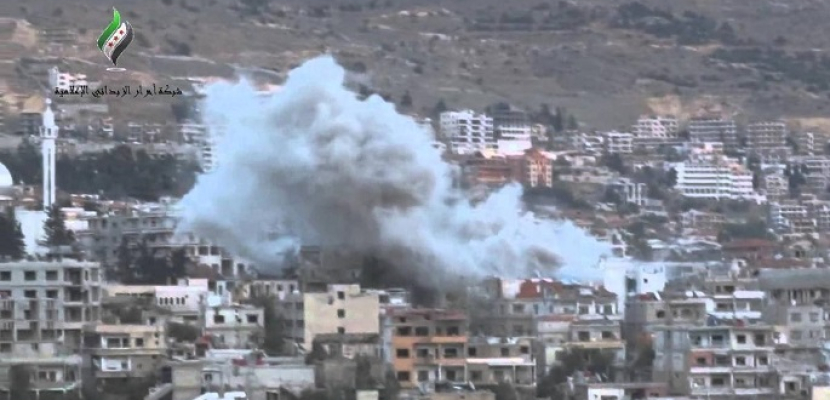 حزب الله يقصف مواقع المعارضة فى الزبدانى بريف دمشق