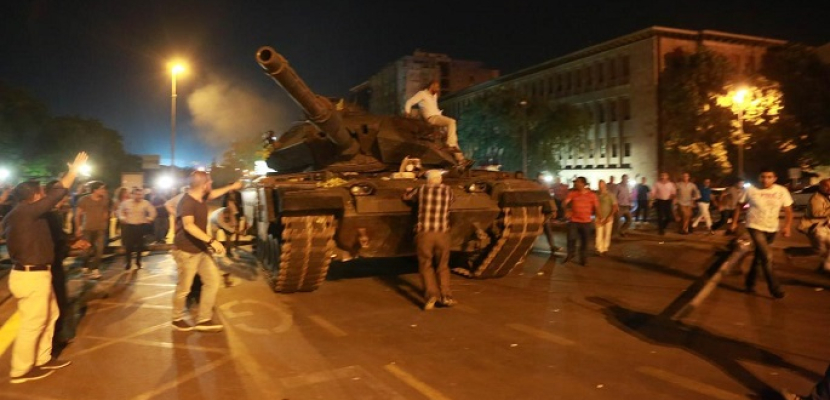 التسلسل الزمنى لمحاولة التمرد العسكرى فى تركيا