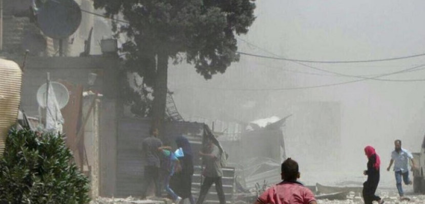 مقتل 27 فى قصف واشتباكات سوريا أمس