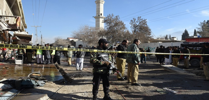 مصرع 12 وإصابة 35 آخرين فى انفجار قنبلة بسوق للشيعة بباكستان