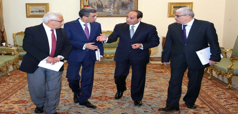 الرئيس السيسي: الشعب هو ظهر المقاتل .. ومياه النيل ستظل تتدفق إلى مصر