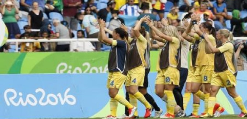 السويد تقص شريط منافسات كرة القدم للسيدات في ريو بالفوز على جنوب أفريقيا