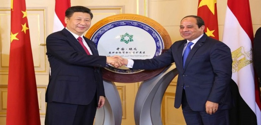 الرئيس السيسى لشينخوا : مصر مهتمة بالاستفادة من التجربة الصينية