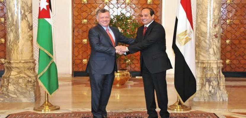 الرئيس السيسى وملك الأردن يبحثان دفع العلاقات وقضايا المنطقة