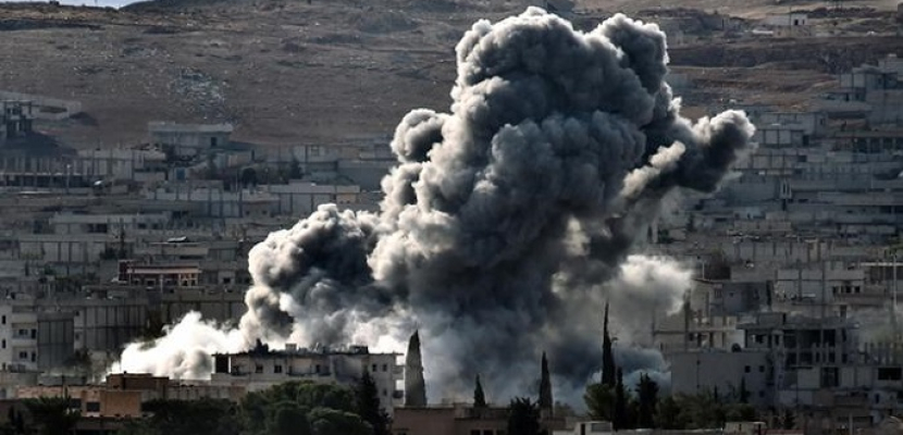مقتل 20 بينهم قيادات من داعش فى غارة للتحالف بريف درعا الغربى