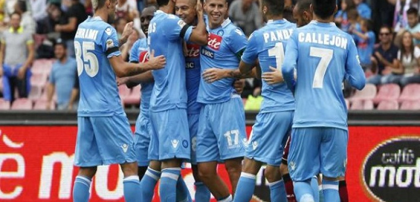 نابولي ينتزع الفوز من بولونيا ويتصدر الدوري الإيطالي