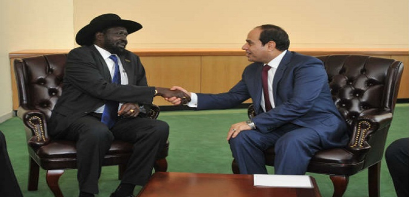 الرئيس السيسي يبحث هاتفياً مع سيلفا كير تطورات الأوضاع في جنوب السودان