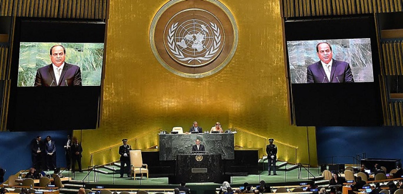 اصداء واسعة واهتمام إعلامى لكلمة الرئيس السيسى أمام الأمم المتحدة
