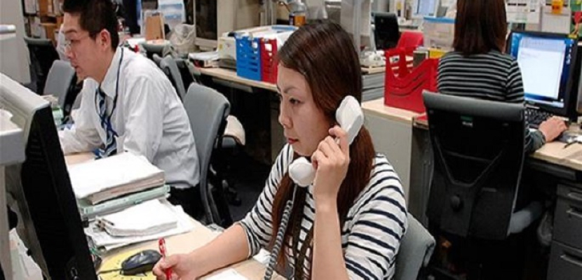 23% من الشركات اليابانية موظفيها يعملون 80 ساعة عمل إضافية شهرياً