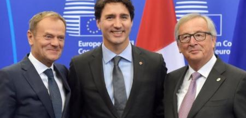 الاتحاد الأوروبي وكندا يوقعان اتفاقية للتجارة الحرة