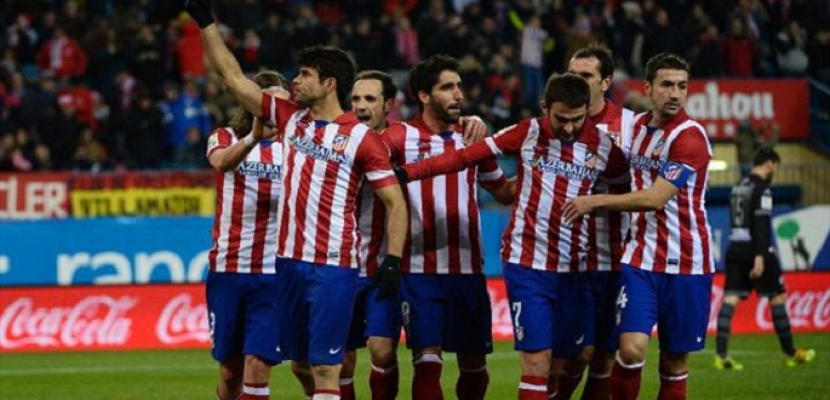 اتلتيكو يتصدر الدوري الاسباني بعد هزيمة برشلونة وتعادل ريال مدريد