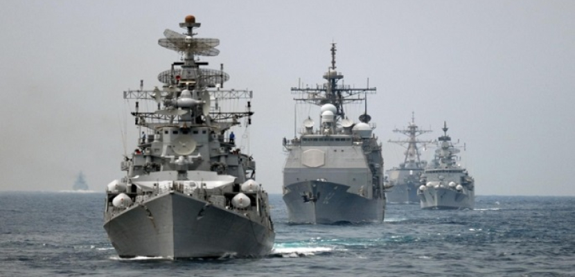 وصول سفن البحرية السعودية المشاركة فى تمرين «جسر 17» للبحرين