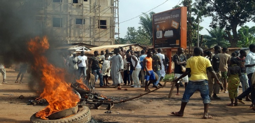احتجاجات وتبادل إطلاق نار فى عاصمة أفريقيا الوسطى