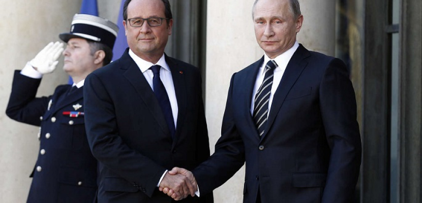 بوتين يلغى زيارته لباريس بعد عرض فرنسا إجراء محادثات عن سوريا فقط