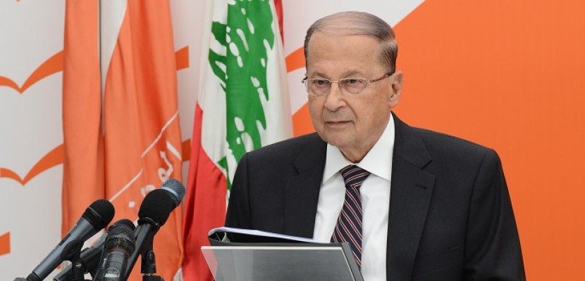 الرئيس اللبناني يدعم وجود مناطق آمنة في سوريا