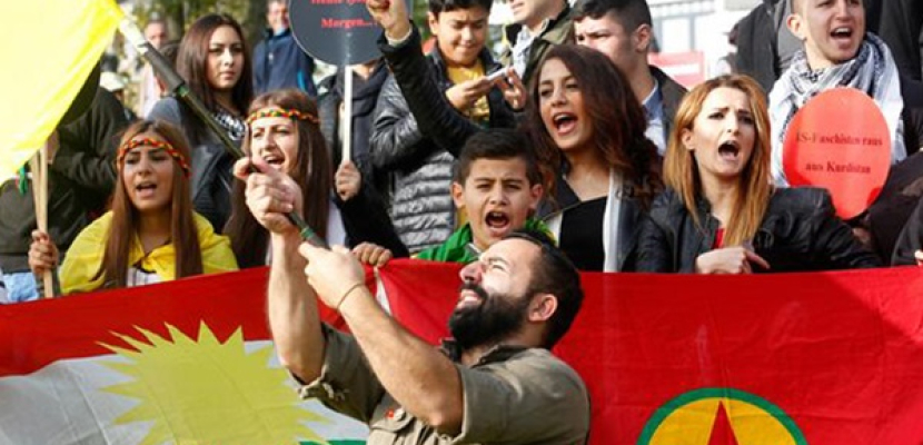 آلاف الأكراد يتظاهرون ضد أردوغان في ألمانيا