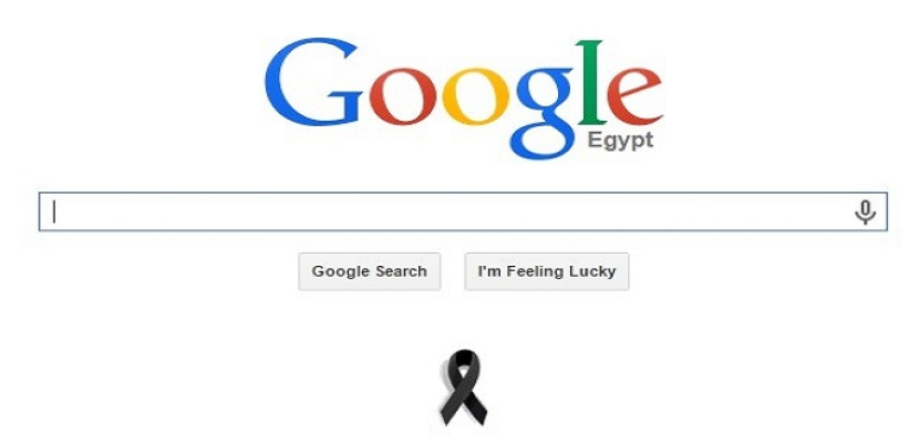 Google تعلن الحداد على ضحايا الكنيسة البطرسية