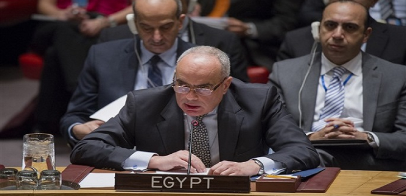 مندوب مصر بمجلس الأمن: نسعى إلى إنهاء الحرب بالوكالة في سوريا