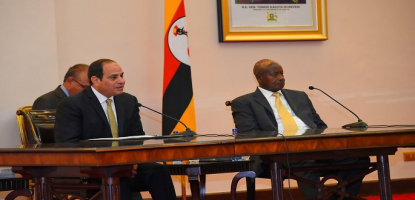 الرئيس السيسي يؤكد على الأهمية الاستراتيجية للعلاقات بين مصر وأوغندا
