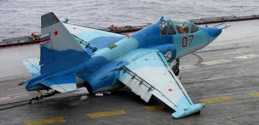 سقوط طائرة حربية روسية في البحر المتوسط