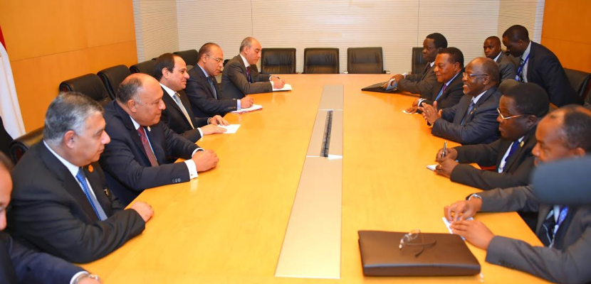 الرئيس السيسى ورئيس تنزانيا يتفقان على تعزيز العلاقات الثنائية