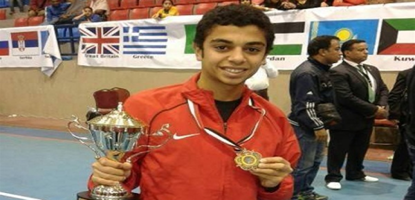 معاذ نبيل يفوز بأول ذهبية لمصر في بطولة الأقصر الدولية للتايكوندو