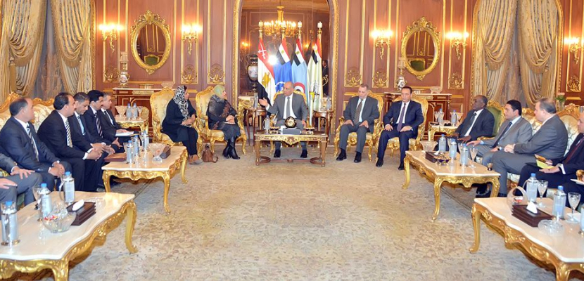 اللجنة المصرية المعنية بليبيا تستقبل وفداً من المؤتمر الوطني العام