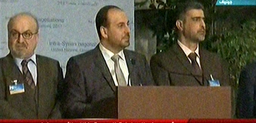 مؤتمر صحفي للمعارضة السورية في جنيف 27-02-2017