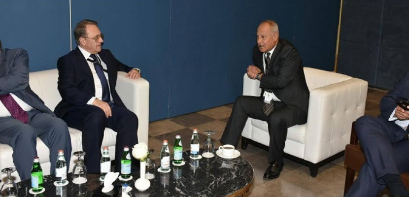 أبو الغيط يتناول مع نائب وزير الخارجية الروسي آخر تطورات الأوضاع في المنطقة العربية