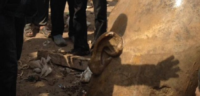 وزارة الآثار تنقل اليوم تمثال رمسيس الثانى إلى المتحف المصرى