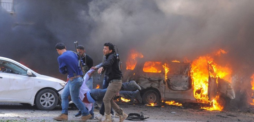 مقتل 10 في انفجار سيارة ملغومة بمدينة الراعي السورية