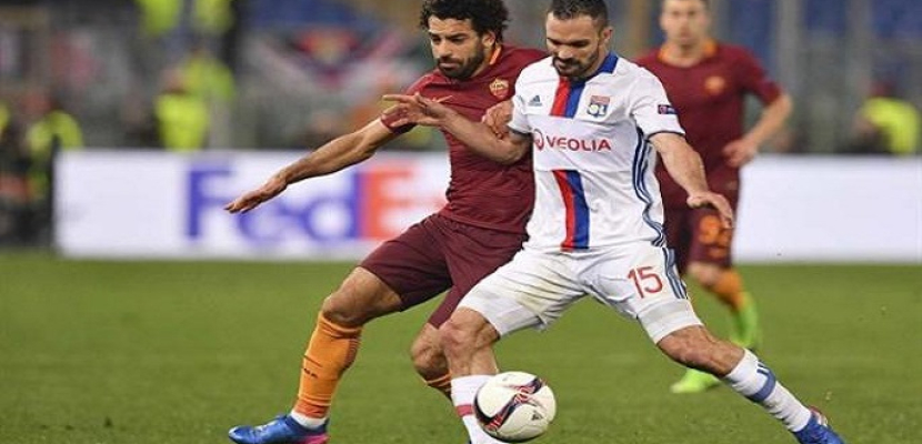 روما يفوز على ليون الفرنسي 2-1 ويودع الدوري الأوروبي
