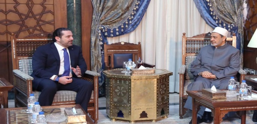 شيخ الازهر يلتقى رئيس وزراء لبنان لاستعراض مجمل التطورات عربيا واسلاميا