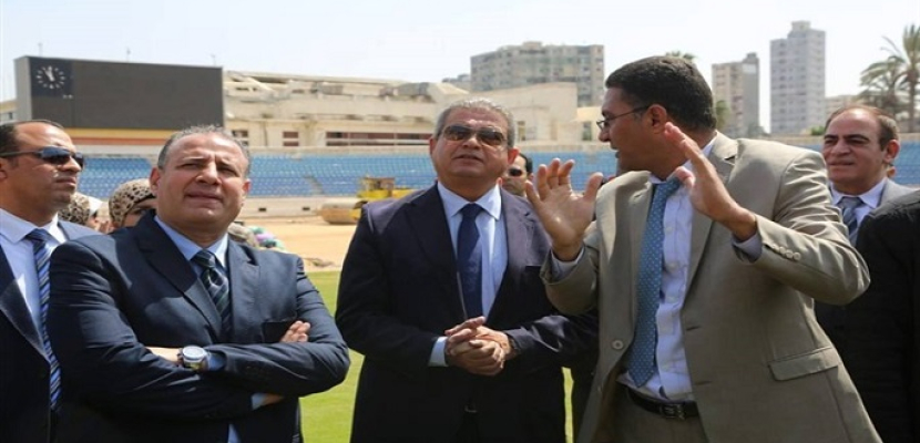 وزير الرياضة: ستاد الإسكندرية يتجمل لاستضافة دوري أبطال العرب