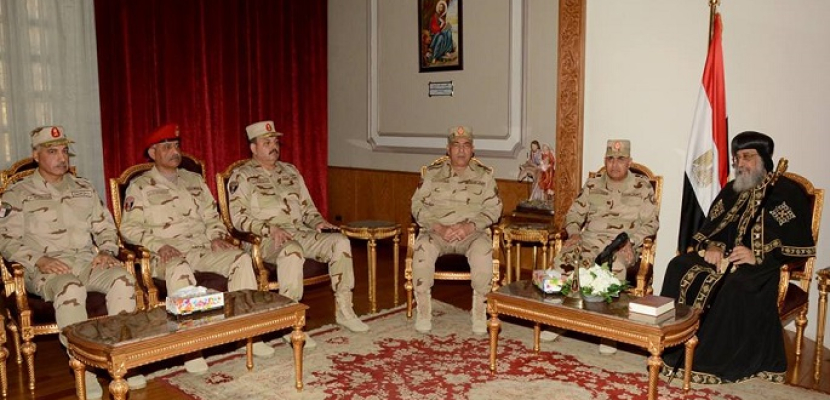 القوات المسلحة تتولى ترميم كنيستي طنطا والاسكندرية بتوجيهات من الرئيس السيسي