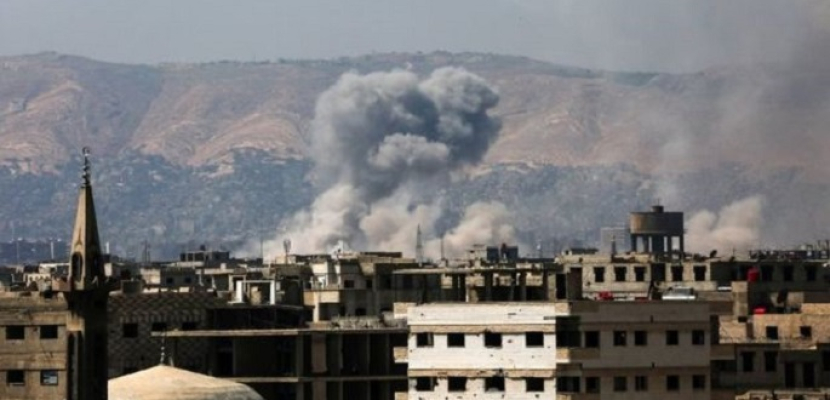 الطيران السورى يستهدف مواقع لفيلق الرحمن بالغوطة الشرقية