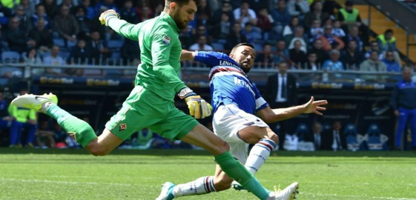 فيورنتينا يتعادل مع سامبدوريا 2-2 في الدوري الإيطالي لكرة القدم