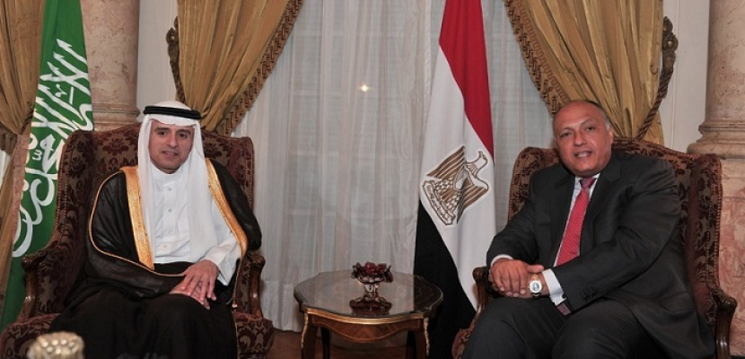 شكرى والجبير يتفقان على عقد جولة مشاورات مصرية – سعودية فى القاهرة قريباً