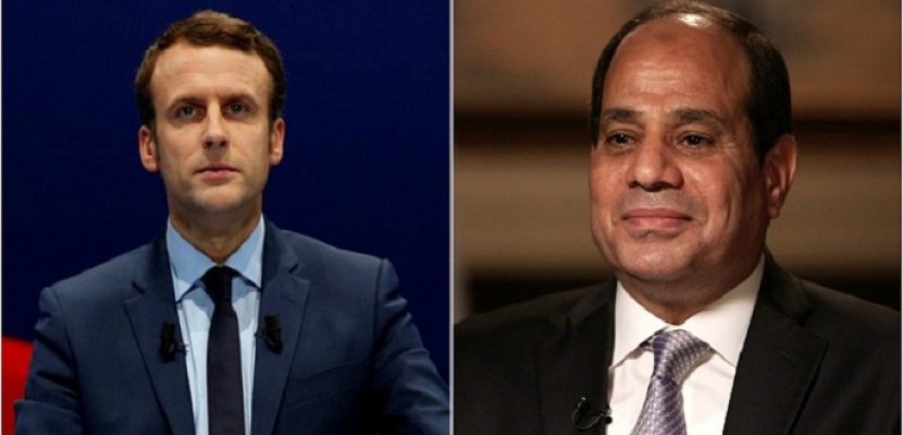 خلال اتصال هاتفي.. ماكرون يؤكد للسيسي تضامن فرنسا الكامل مع مصر فى مواجهة الإرهاب