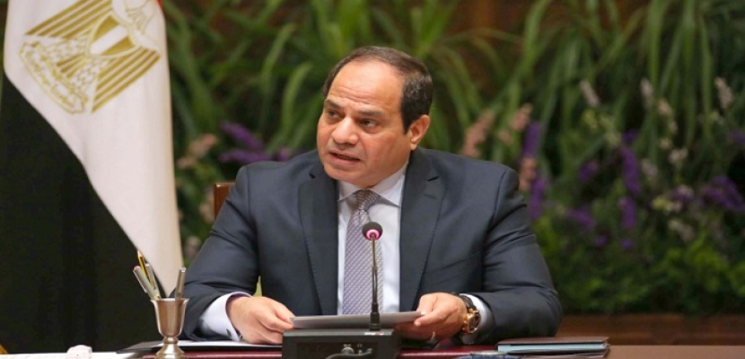 الرئيس السيسى يشهد التوقيع على محضر أعمال اللجنة الاقتصادية المصرية – الألمانية