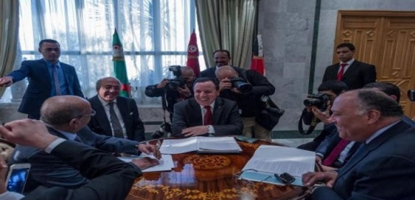 وزراء خارجية دول الجوار الليبي: الحل الدائم يتحقق من خلال الخيار السياسي