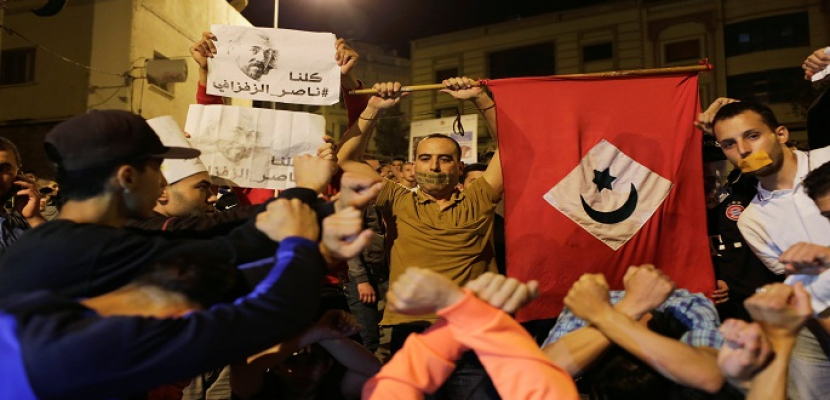 تواصل المظاهرات لليوم الثامن فى مدينة الحسيمة بالمغرب